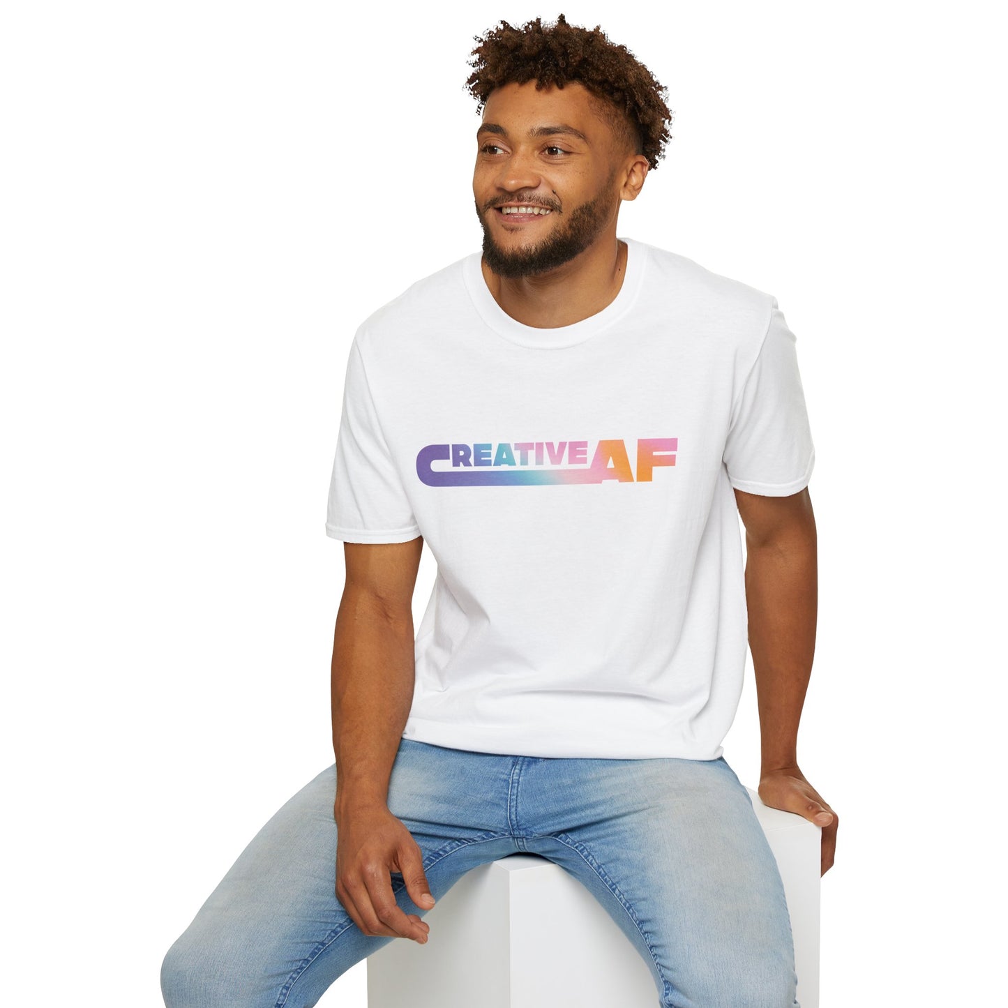 White Creative AF Tee