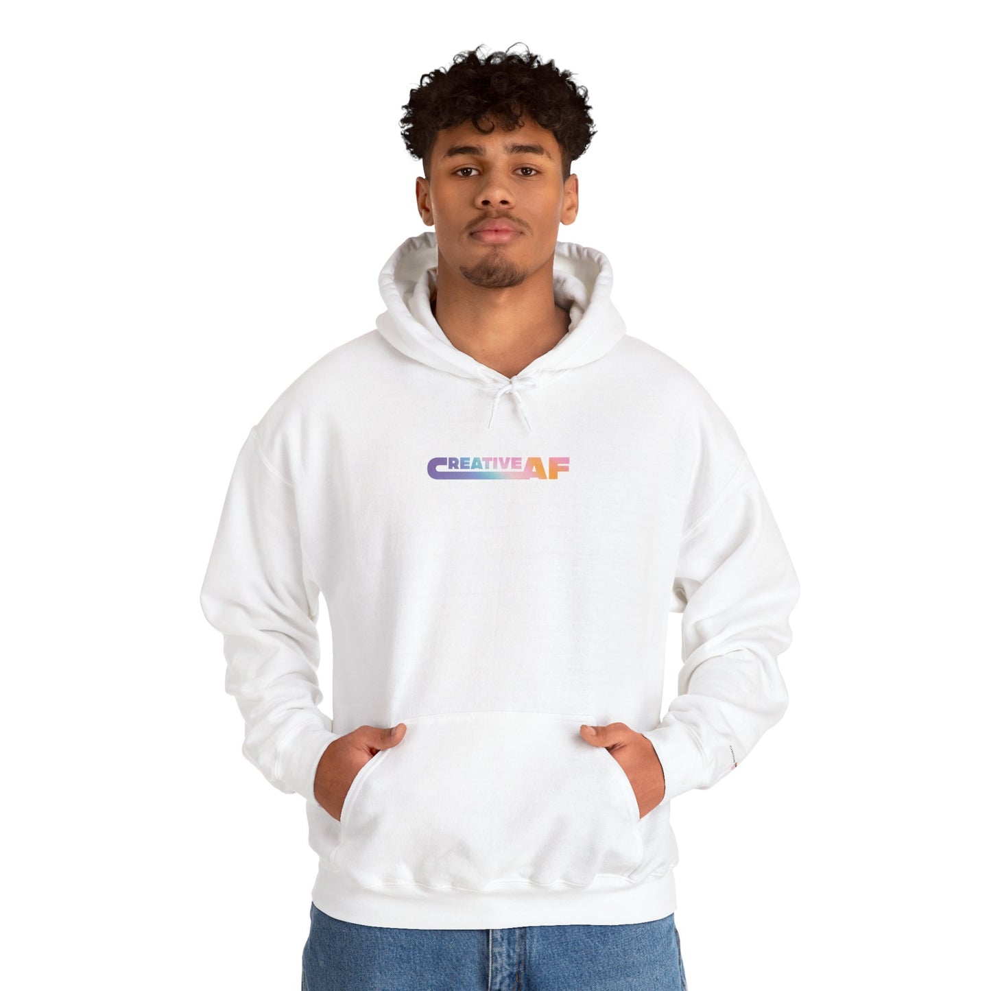 White Creative AF Hoodie