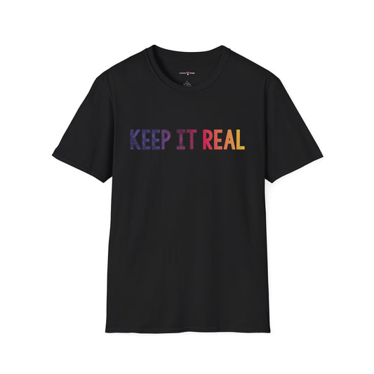Black Keep It Real Tee