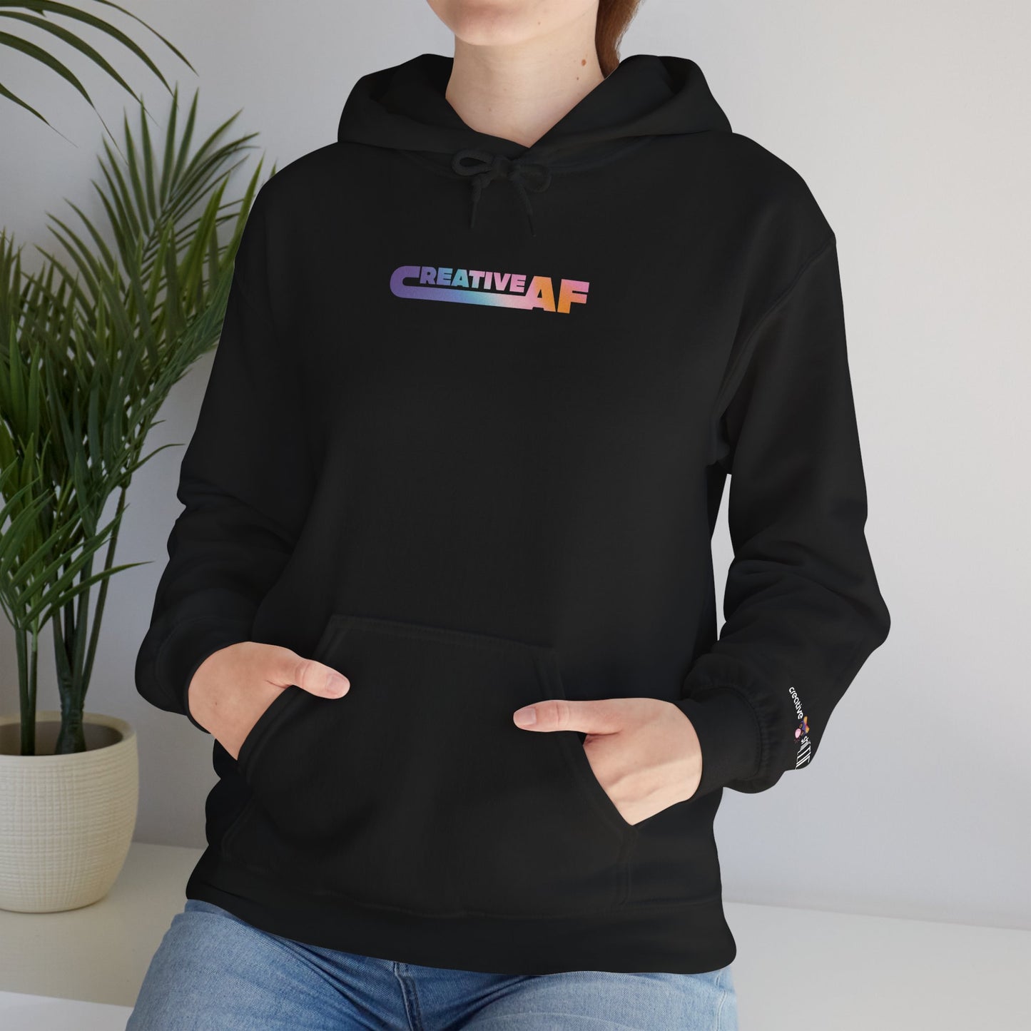 Black Creative AF Hoodie