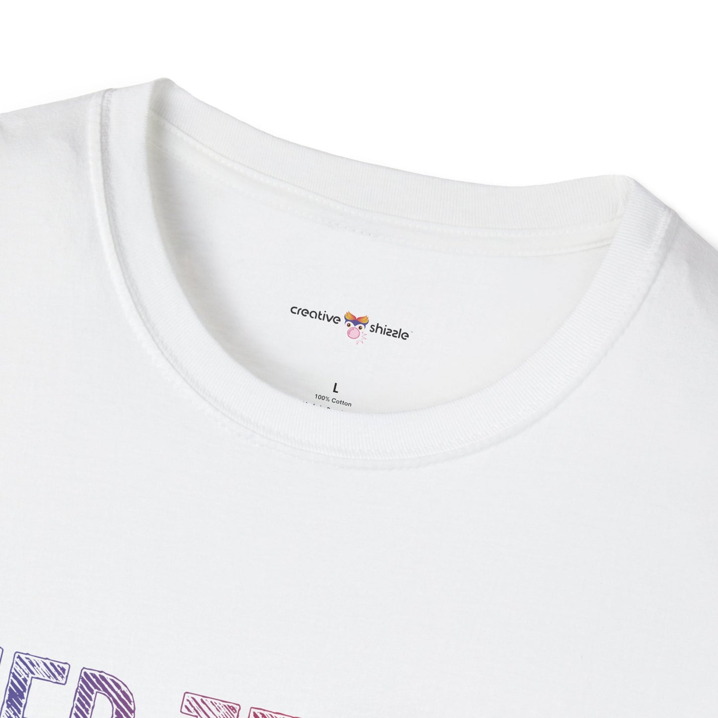 White Keep It Real Tee