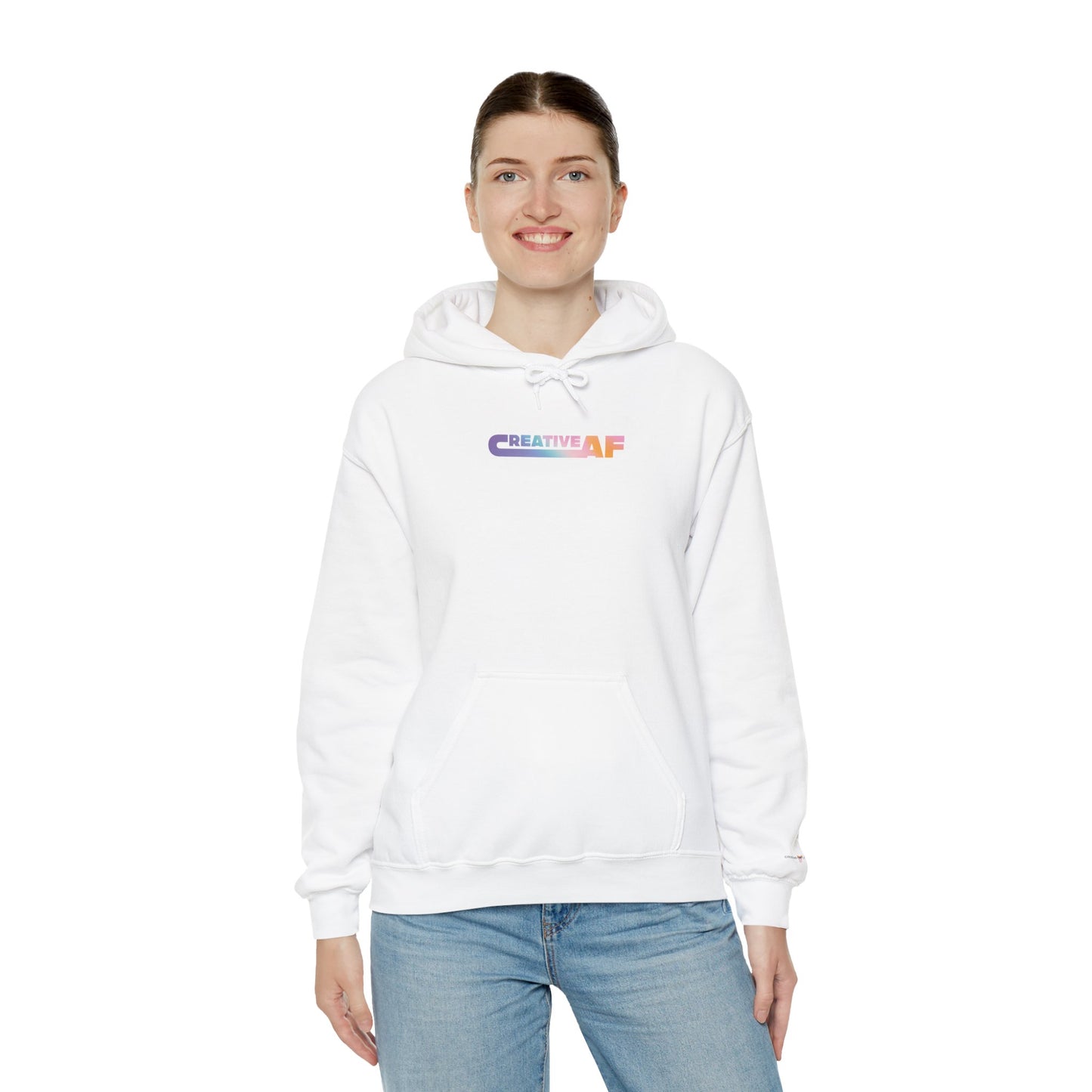White Creative AF Hoodie