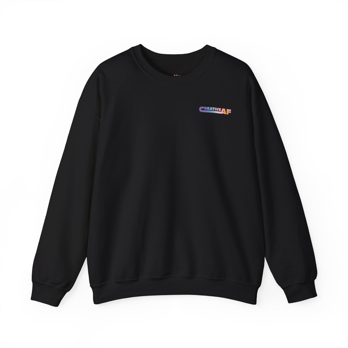 Black Creative AF Crewneck Sweatshirt