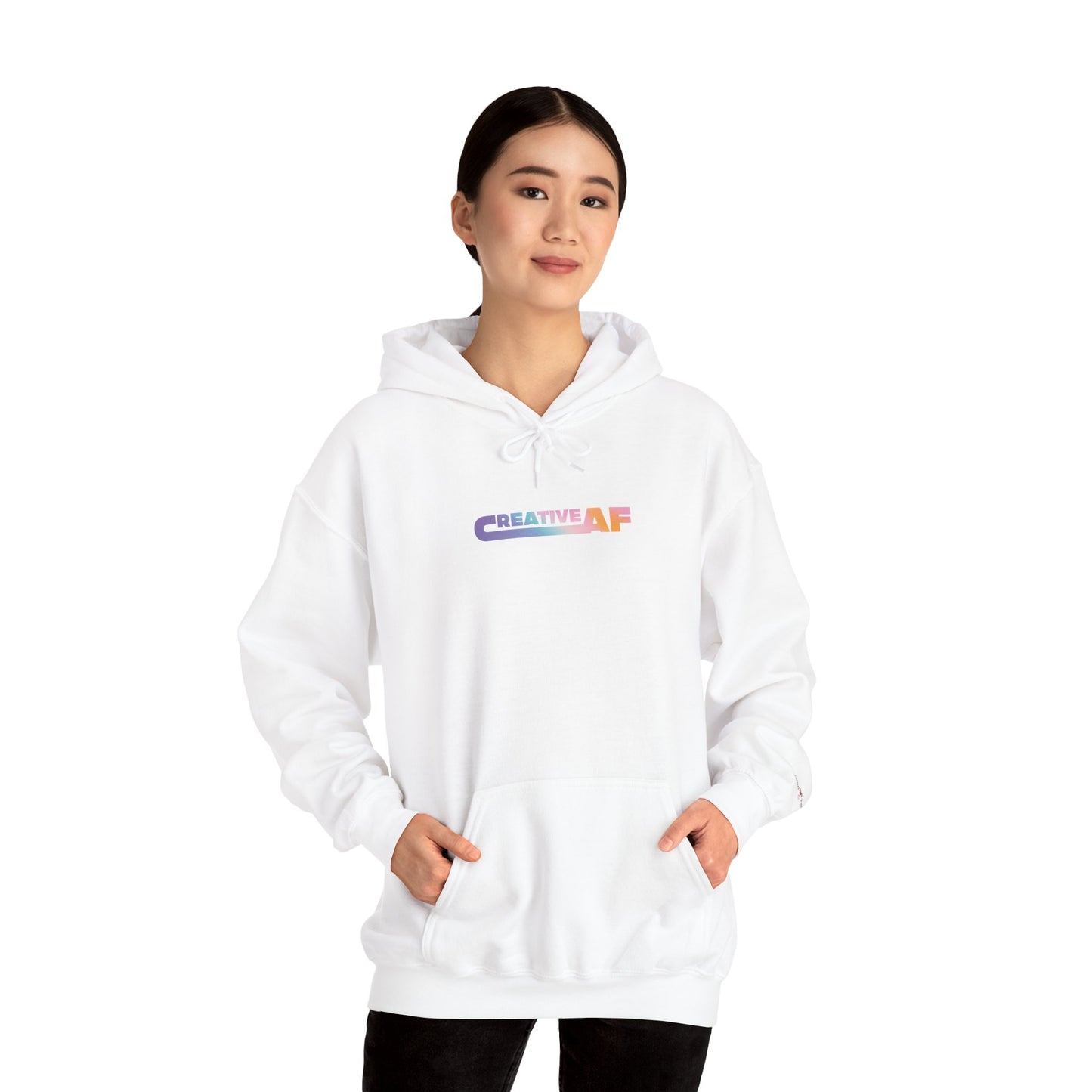 White Creative AF Hoodie